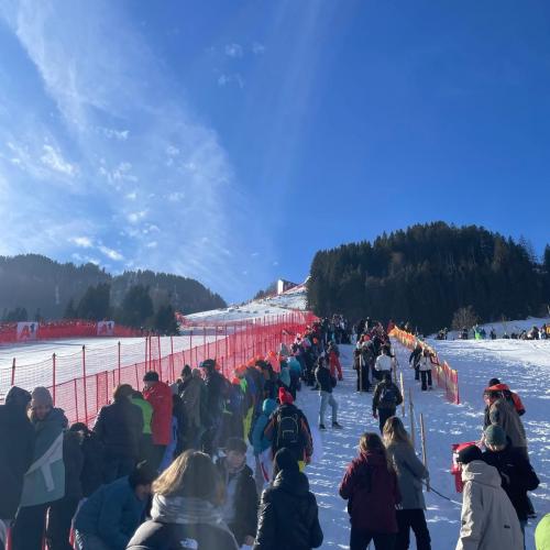 entlang der Rennstrecke