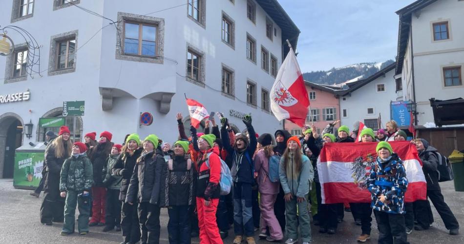 Schüler:innen der MS Kirchbichl in Kitzbühel